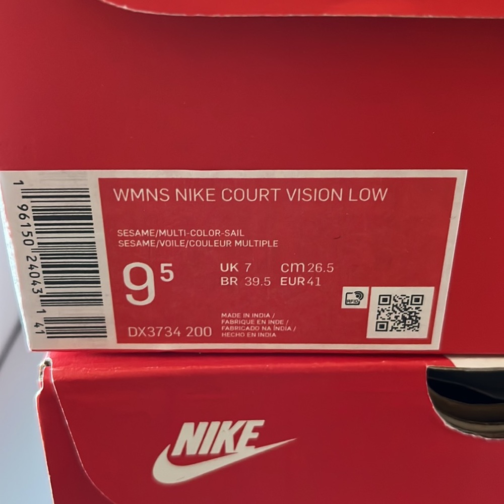 Nike Court Vision Low 'Sesame Camo' - Picture 10 of 13